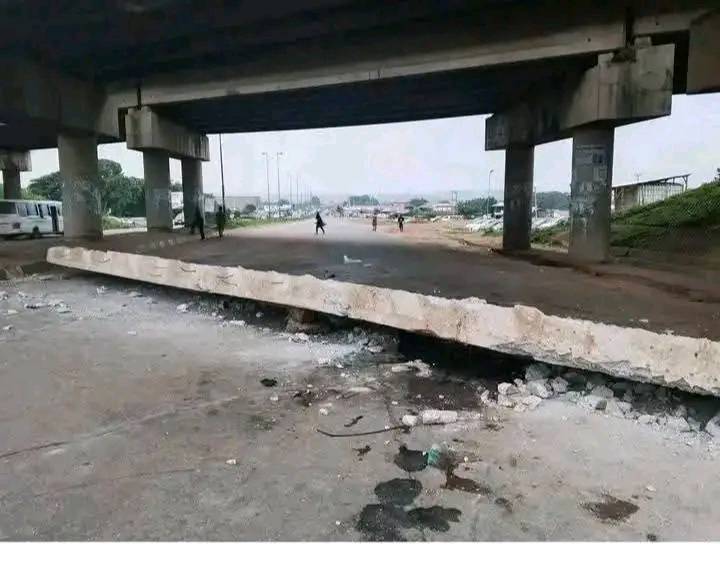 keffi bridge that that one of its beams failed