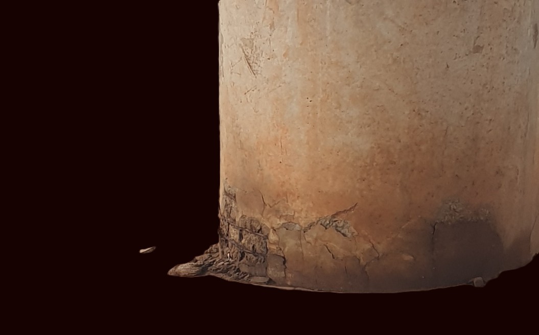 Exposed reinforcement
